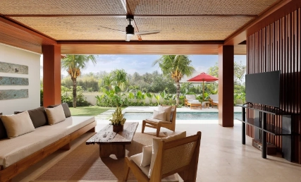 Three Bedroom Pool Villa 3BR Living Amarta